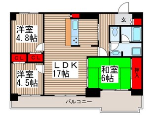 秋津コートの物件間取画像